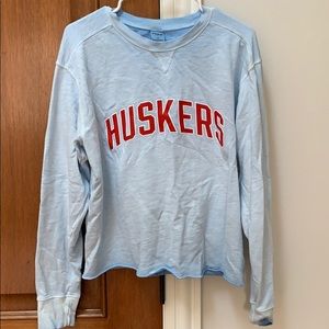 PINK Huskers long sleeve